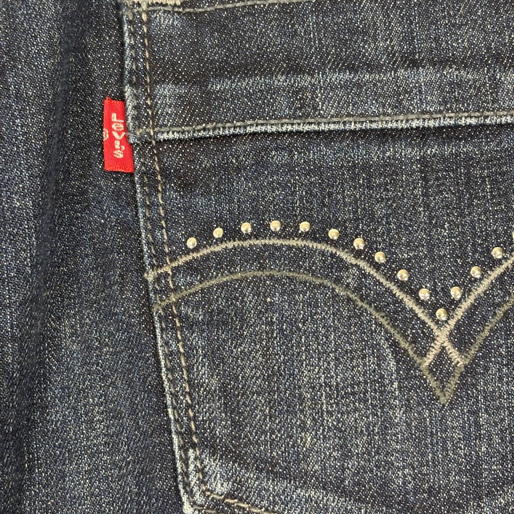 Levis Original Denim Skirt Womens 12 Mini Straight‎ Western Casual - Picture 9 of 9